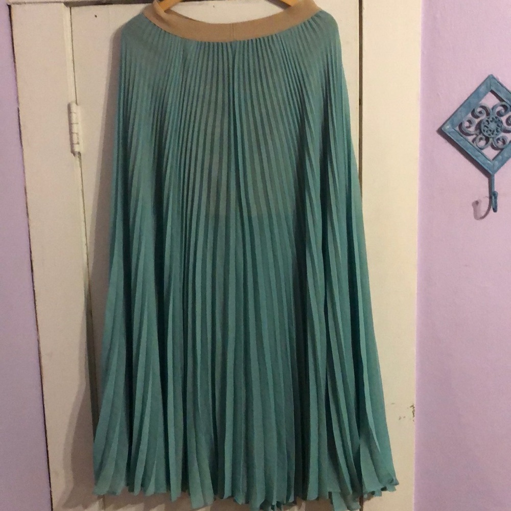 Mint Green Maxi Skirt